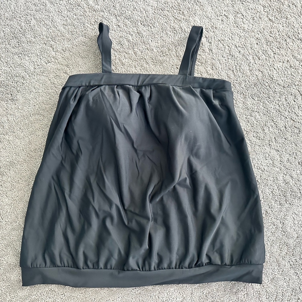 Tankini top black by Alicia Simone size 16